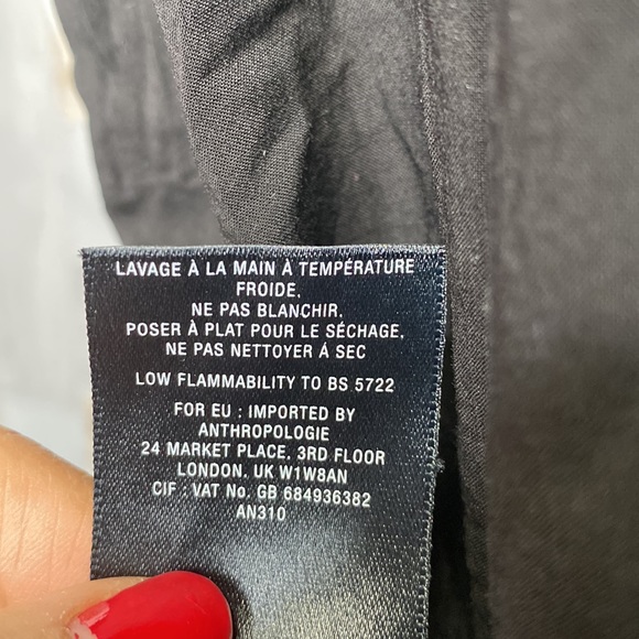 Anthropologie T.LA Asymmetrical Tank black size S - Picture 7 of 8